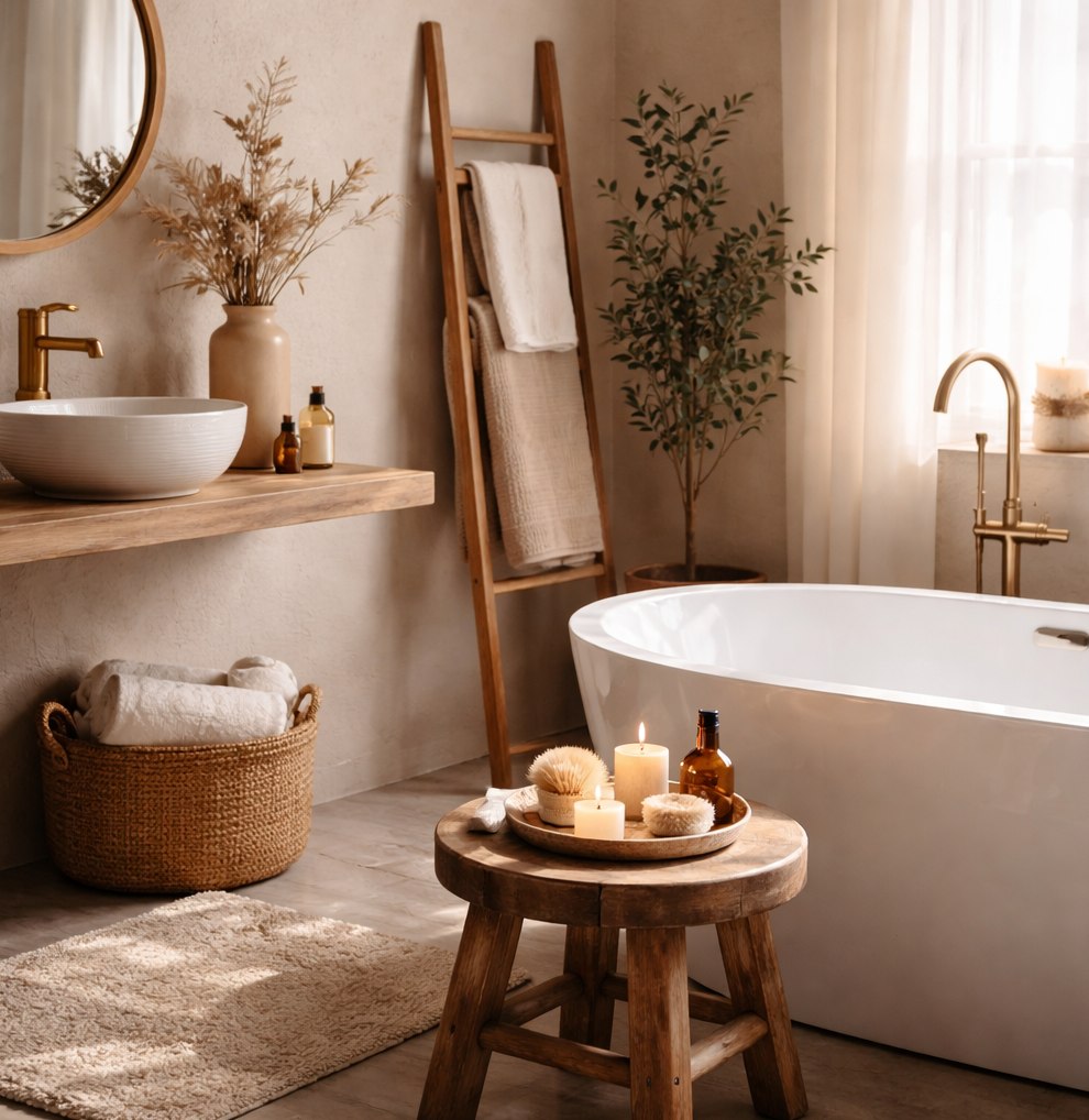 Wie man ein Badezimmer stilvoll dekoriert